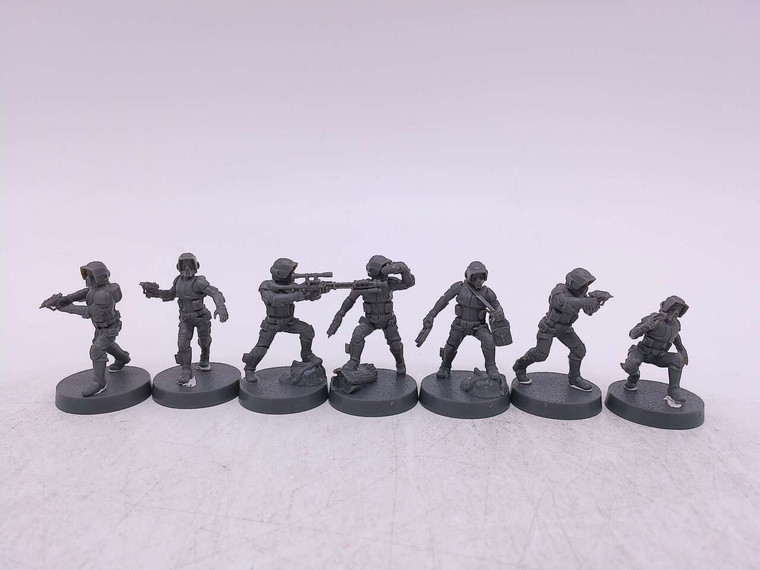 7 x Star Wars Legion: Scout Troopers (unpainted)