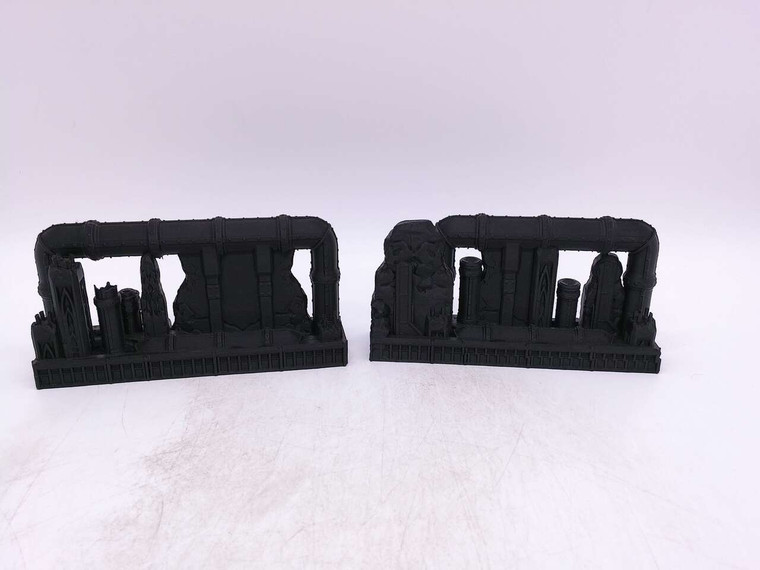2 x Warhammer 40k Pipe Terrain Set
