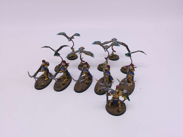 12 x Vanguard-Raptors With Longstrike Crossbows & Aetherwings