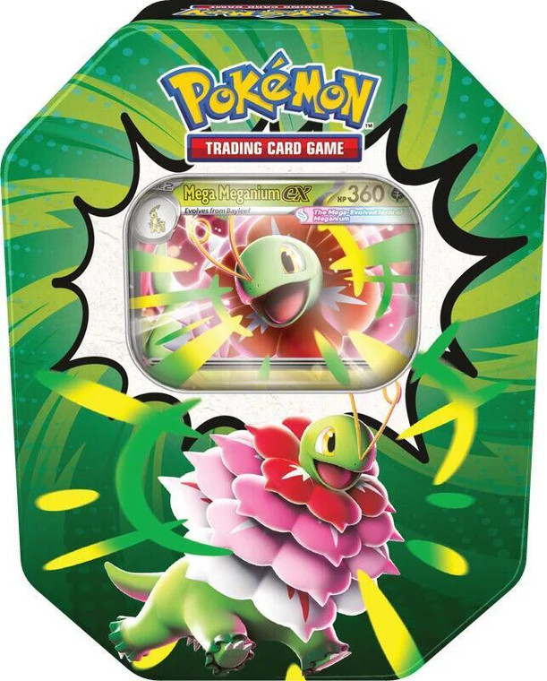 Pokemon Ascended Heroes Tin Mega Meganium ex