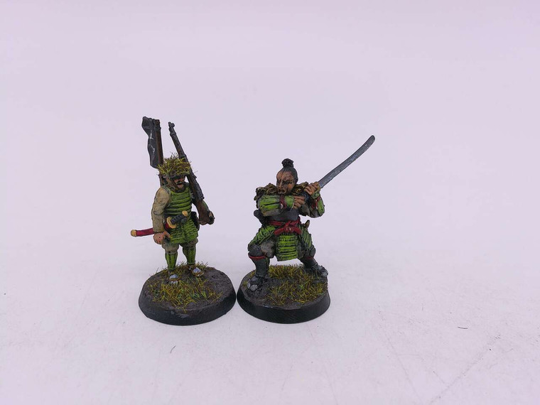 2 x Custom Imperial Japanese Platoon Commanders