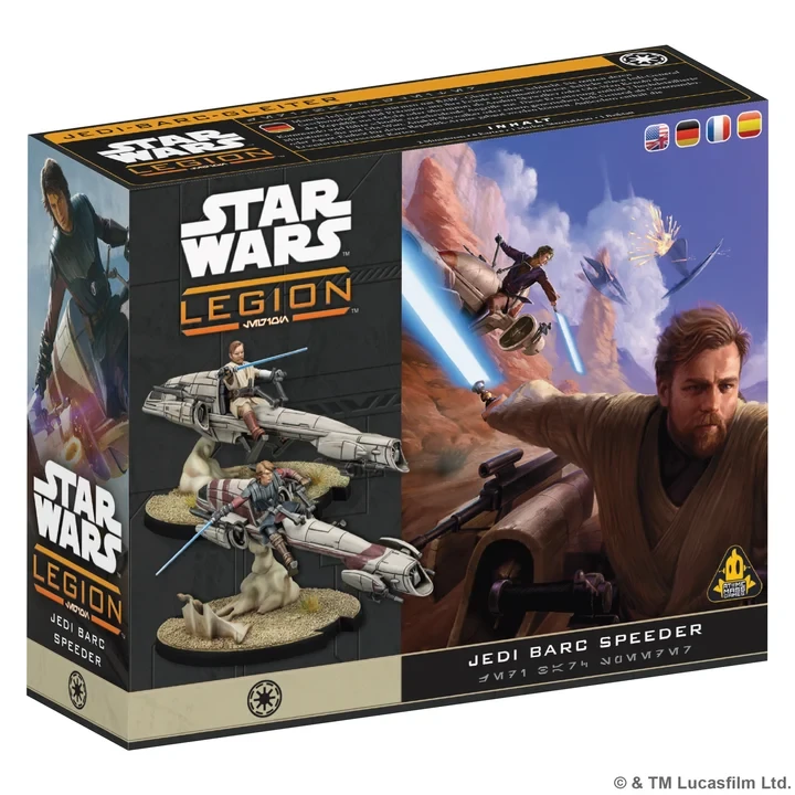 Star Wars: Legion - Jedi General on BARC Speeder (Pre-Order)