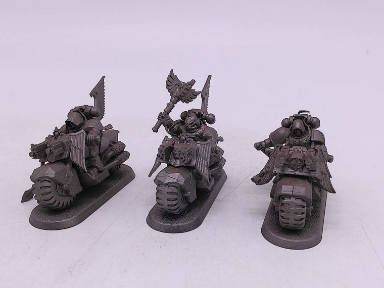 3 x Custom Ravenwing Black Knights