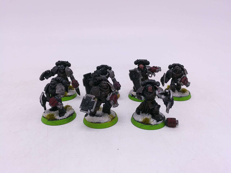 7 x Custom Death Watch Space Marines