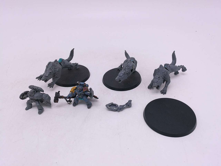3 x Thunderwolf Cavalry (incomplete)