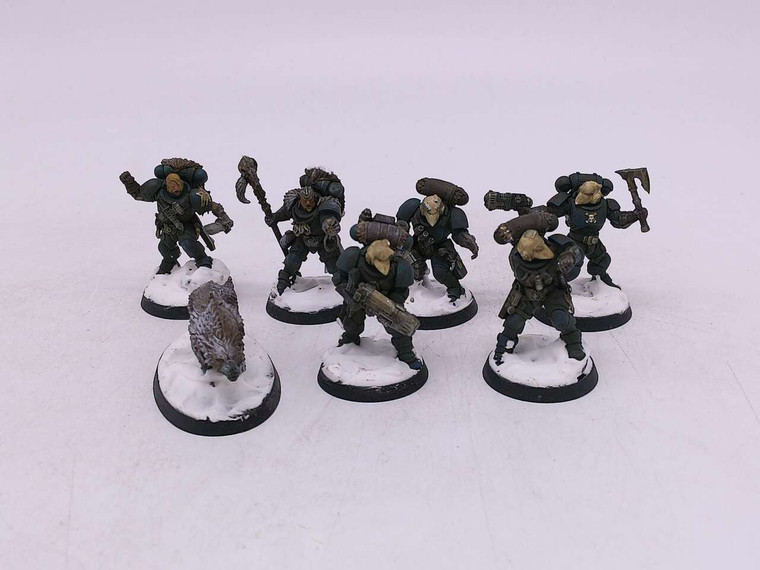 7 x Kill Team: Wolf Scouts (missing 1 arm)