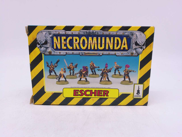 9 x Necromunda Escher Gang (metel,oop)