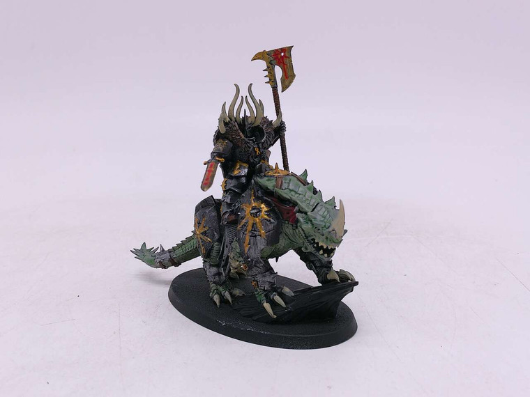 1 x Chaos Lord on Karkadrak (green/silver)