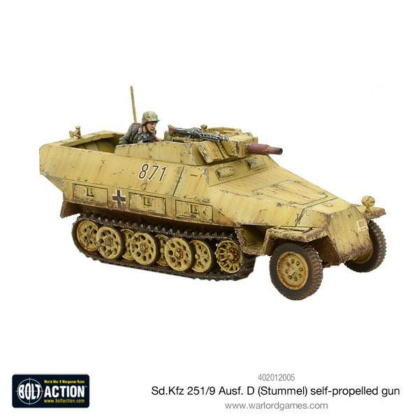 Bolt Action: Sd.Kfz 251/9 Ausf D (Stummel) half-track NIB