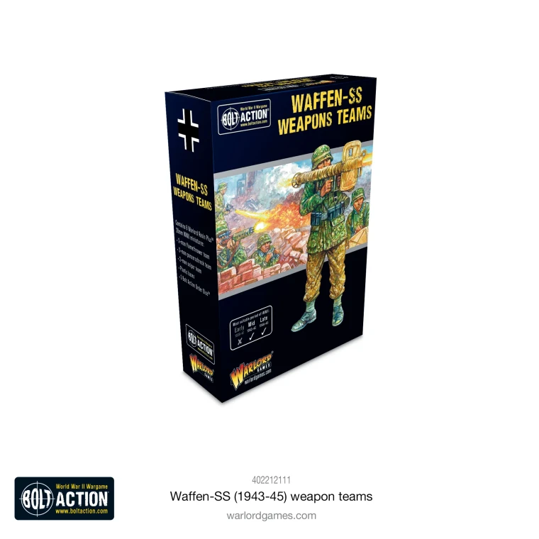 Bolt Action: Waffen-SS (1943-45) Weapons Teams NIB