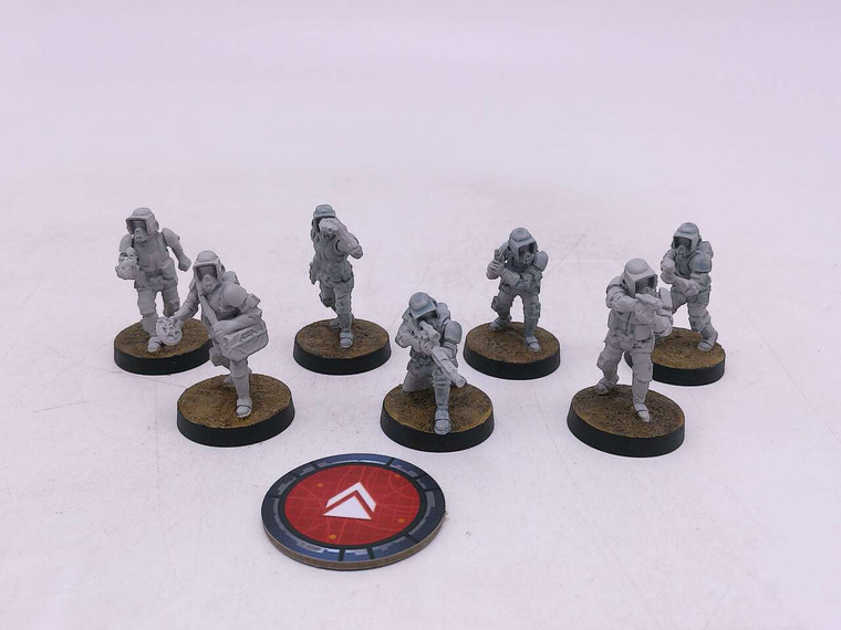 7 x Star Wars Legion:  Scout Troopers