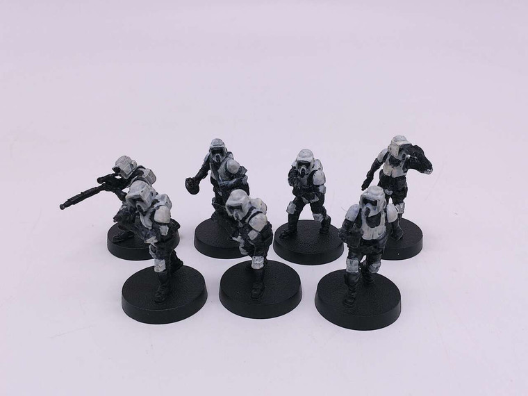 7 x Star Wars Legion: Scout Troopers