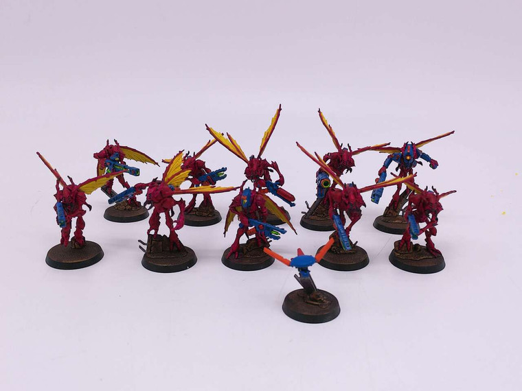 11 x Kill Team: Vespid Stingwings (red)