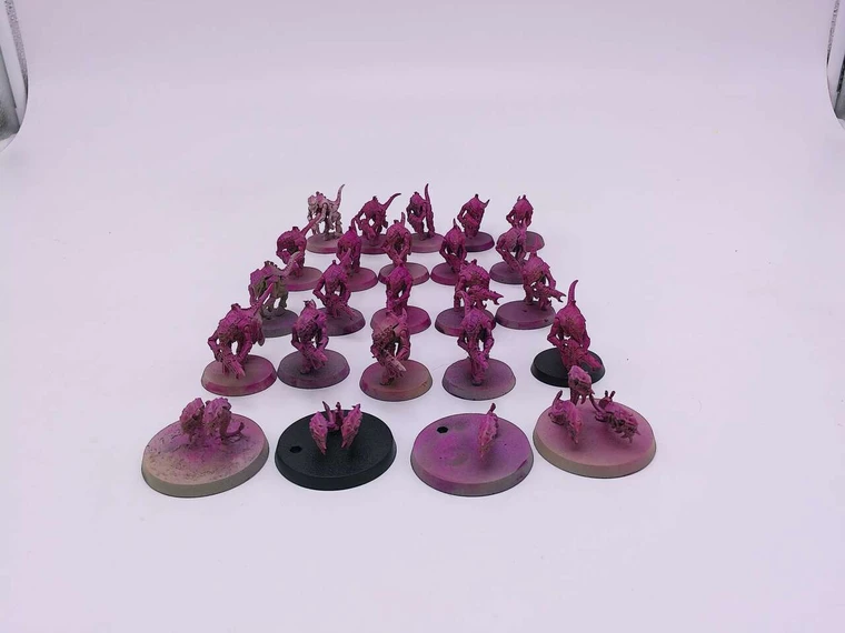 24 x Termagants & Ripper Swarms (pink)