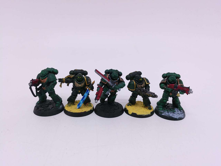 5 x Intercessor Squad (green)