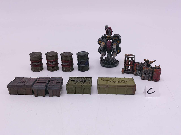 1 x Warhammer/Necromunda Scatter Terrain Lot (C)