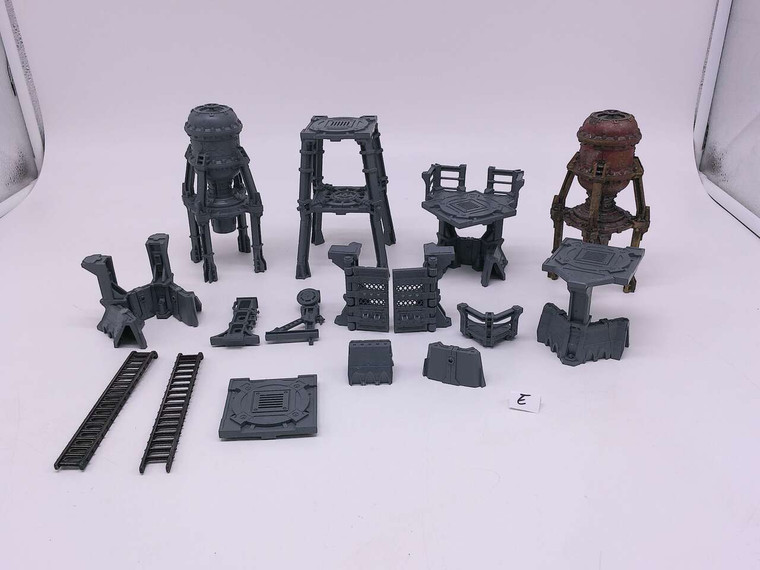 1 x Warhammer/Necromunda Scatter Terrain Lot (E)