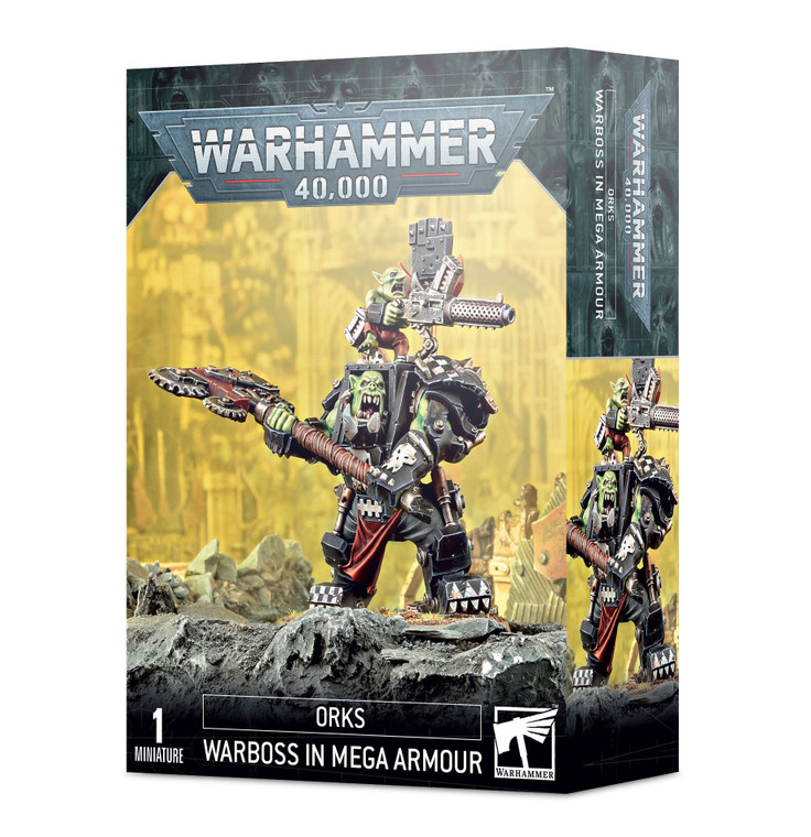 Ork Warboss in Mega Armour NIB