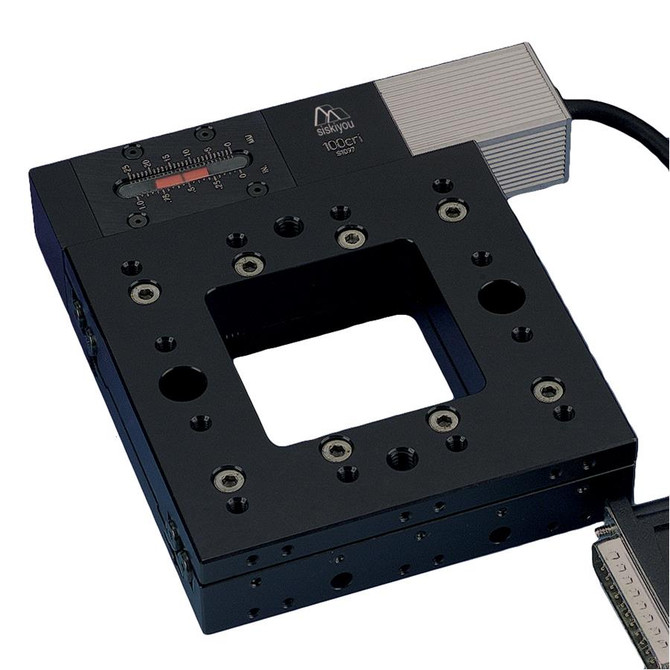 Crossed Roller Aperture Motorized Series Stages