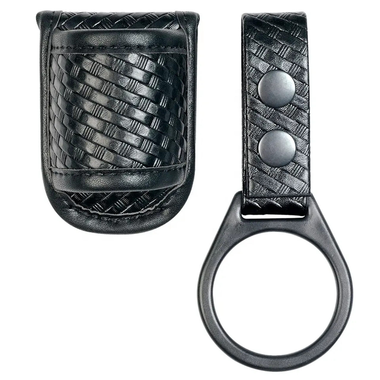 Basketweave Compact Flashlight Holder