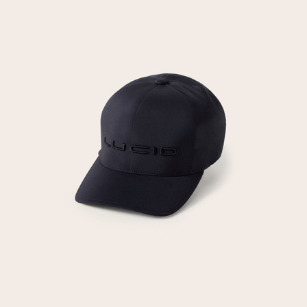 Lucid Logo Perforated Cap - Black