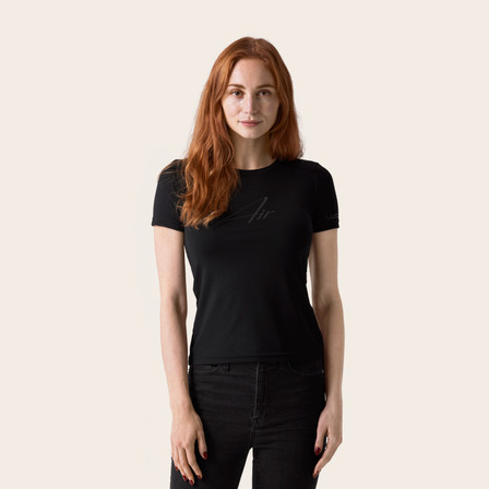 Women's - Air Tee - Black Logo