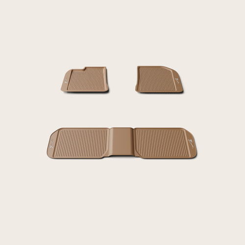 All-Weather Floor Mats - Saddle