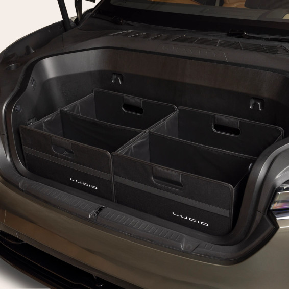 Lucid Gravity Frunk Cargo Bins