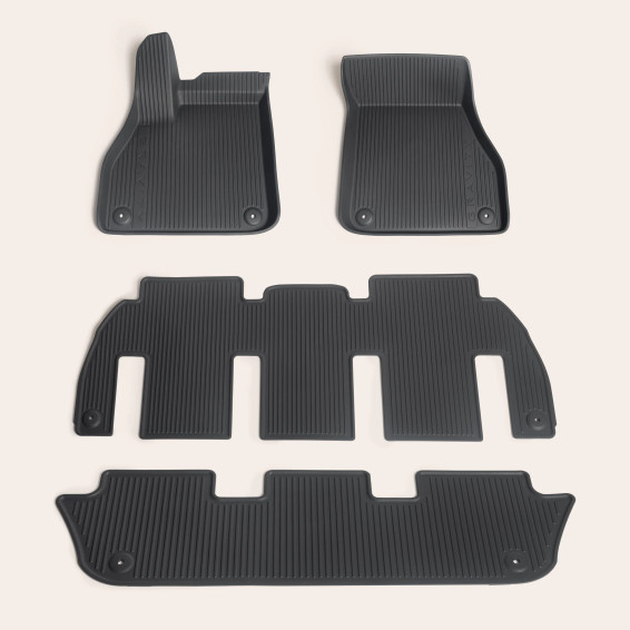 Lucid Gravity All-Weather Floor Mats - 3 Row