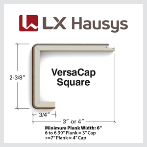 VCap-SQ-117012, VersaCap Square, Saw Cut Oak Omoi Brown, PSW7937