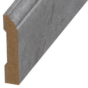 WB-123064, Wall Base, Metal Crete Platinum, MCPL12GD