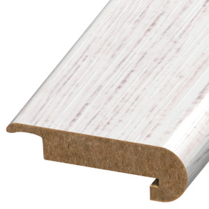 MRSN-103396, White Brushed Pine, Stair Nose, U1235