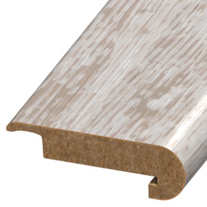 MRSN-103008, White Painted Pine, Stair Nose, KP105 MRSN-103008, White Painted Pine, Stair Nose, KP105