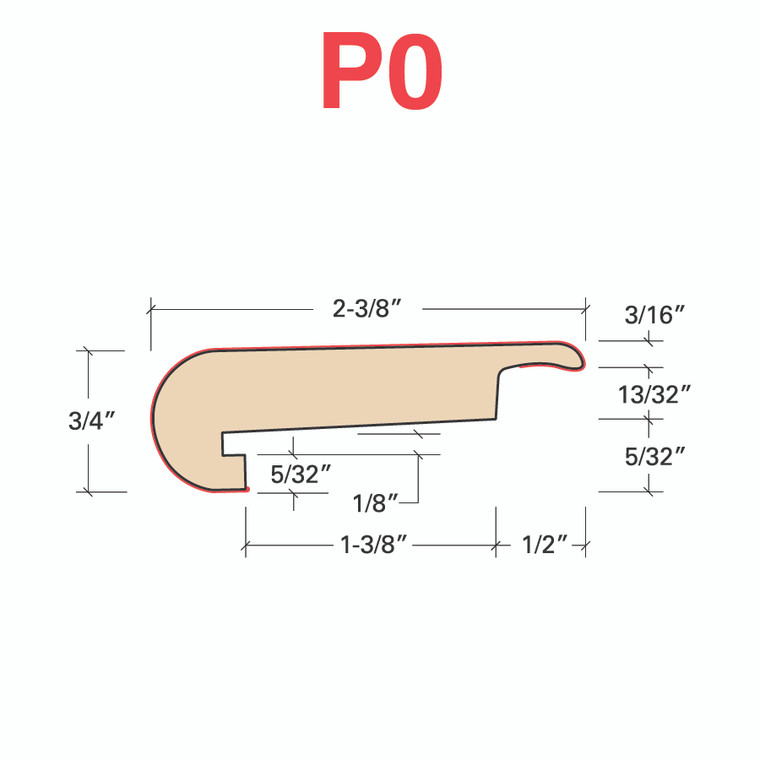 MRSN-119228, VP198 Gemma, Stair Nose, 67903.560.08A55C | Versatrim