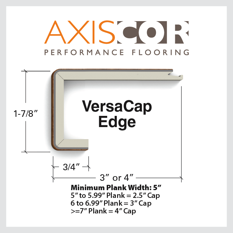 VCap-EG-111434, VersaCap Edge, Caramel, 22636