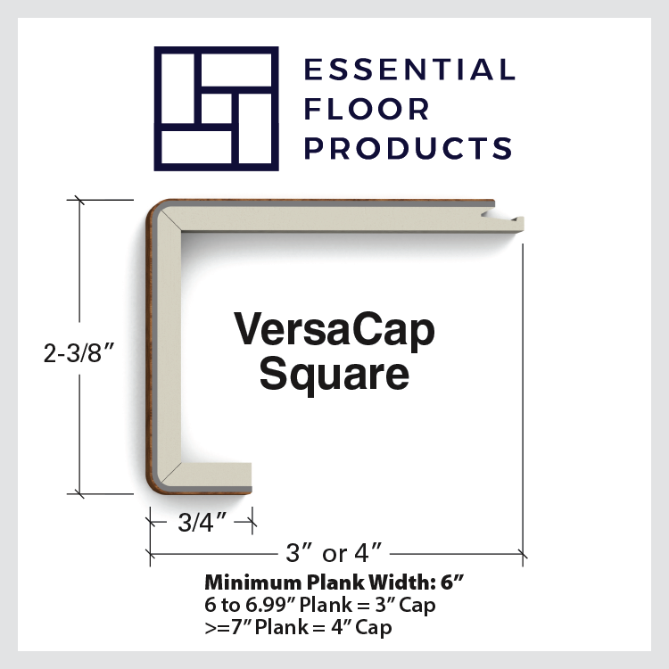 VCap-SQ-115104, VersaCap Square, Chestnut, LS 113-3