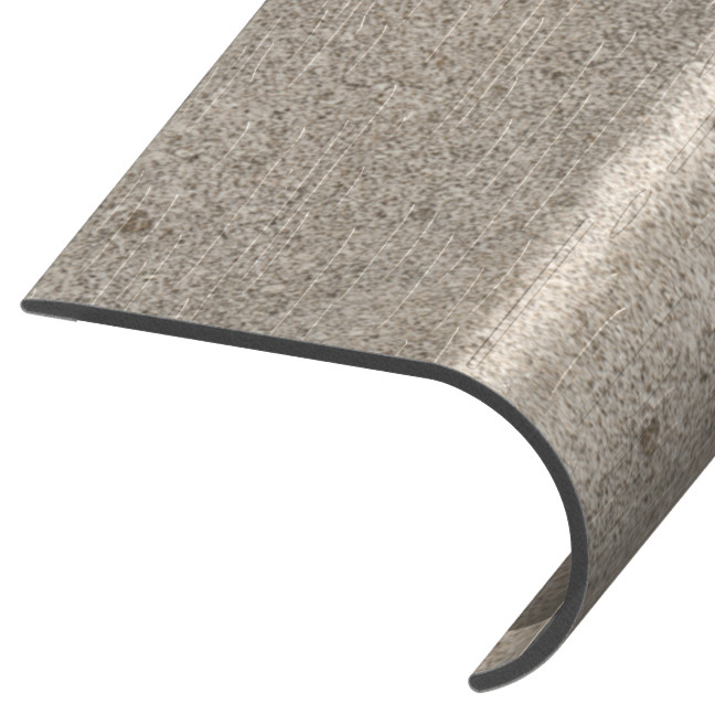 RSN-126797, Round Stair Nose, Silver Slate, CF0509