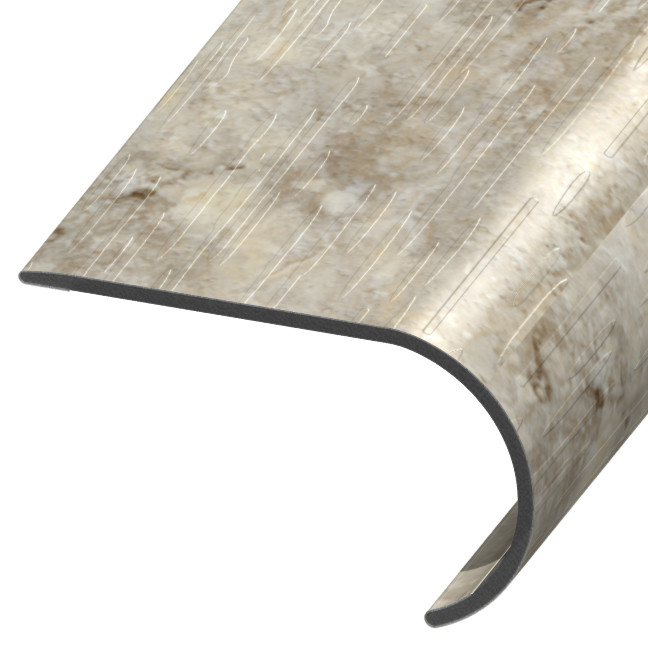 RSN-126978, Round Stair Nose, Travertine Mist, S1117-D6831