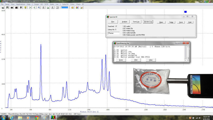 Low Cost Raman Spectrometer System 785nm