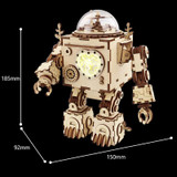 Robotime Orpheus AM601 DIY Steampunk Music Box-chikili.com