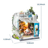 Dora's Loft DG12 DIY Miniature Dollhouse-chikili.com