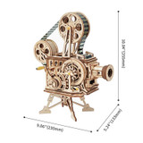 Robotime Vitascope LK601 Mechanical Movie Projector Kit-chikili.com