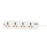 Geepas 4 Way Extension Socket, 3m GES58012 - Chikili.com