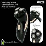 Geepas GSR8681 Rechargeable Shaver - Chikili.com