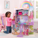 Kidkraft Rainbow Dreamers Unicorn Mermaid Dollhouse-chikili.com