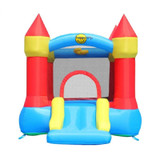 Happy Hop Castle Bouncer With Slide And Hoop 9221-chikili.com