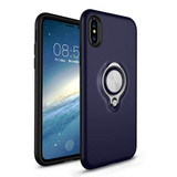 Hybrid Magnetic Ring Stand Case (iPhone X) - Chikili.com
