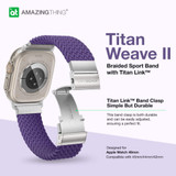 AmazingThing Titan Weave Band For Apple W 41/40/38mm
