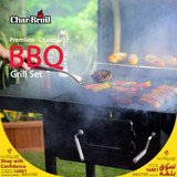 Charbroil Charcoal Premium BBQ Grill Set-Chikili.com