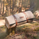 Camping Mat With Faux Leather Carrier Handles - Chikili.com